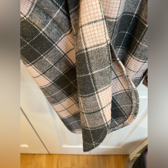 long plad flannel overshirt - Picture 3 of 9